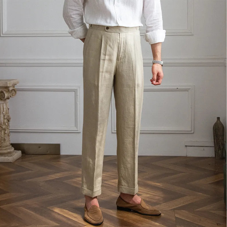 CAPRI LINEN TROUSERS