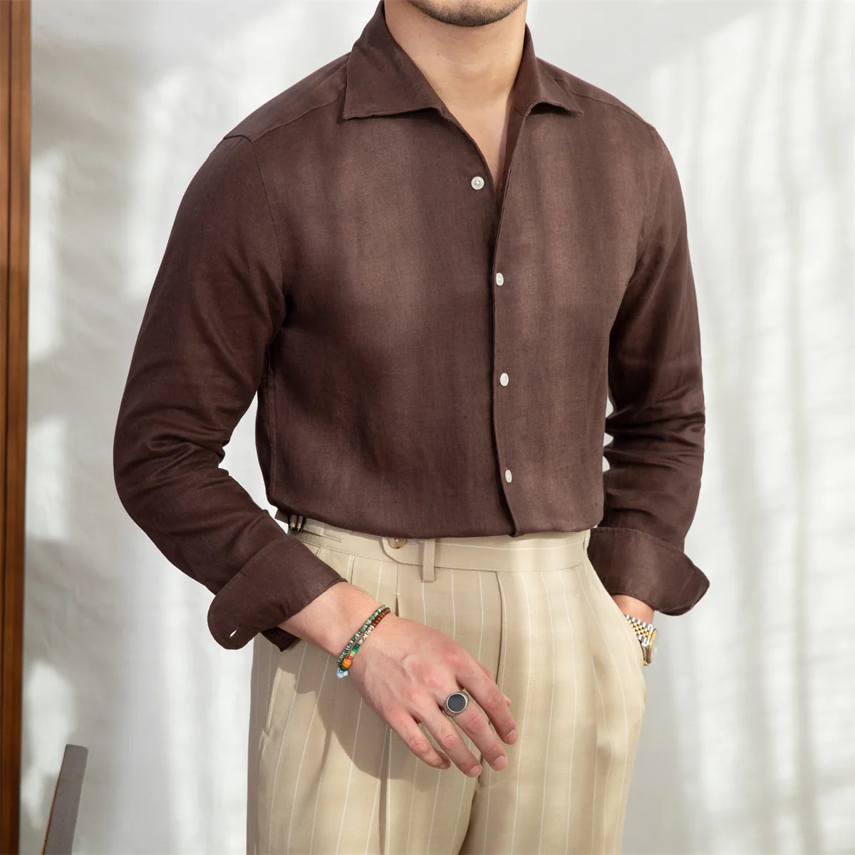 RAVELLO LINEN SHIRT