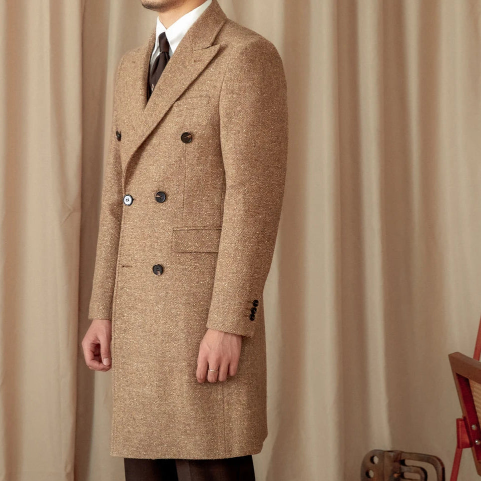 SAVONA SILK-WOOL COAT