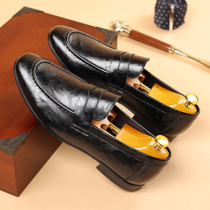 BRESCIA LEATHER LOAFERS