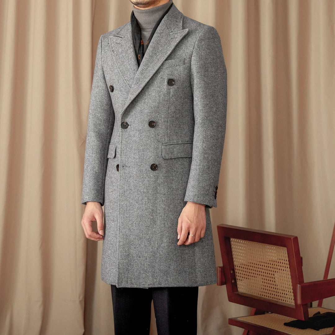 NOVARA HERRINGBONE COAT