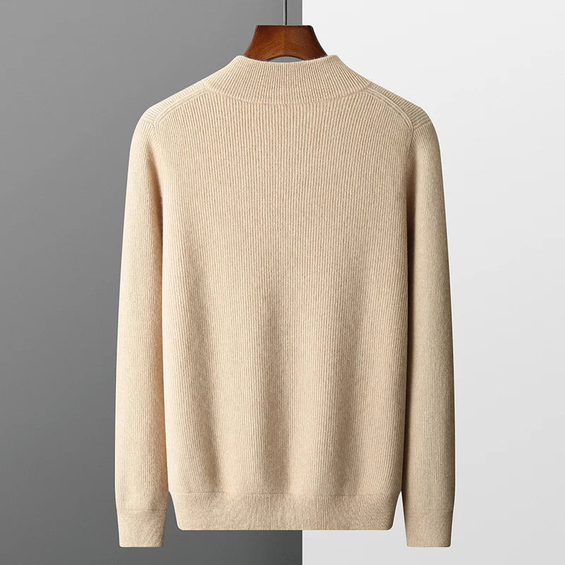 BERGAMO CASHMERE FULL-ZIP JUMPER