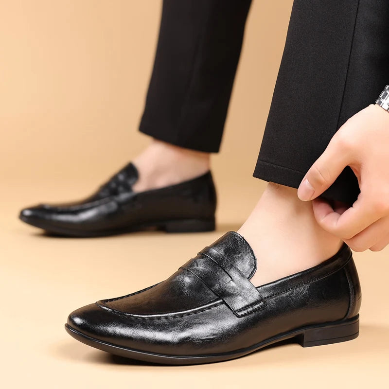 BRESCIA LEATHER LOAFERS