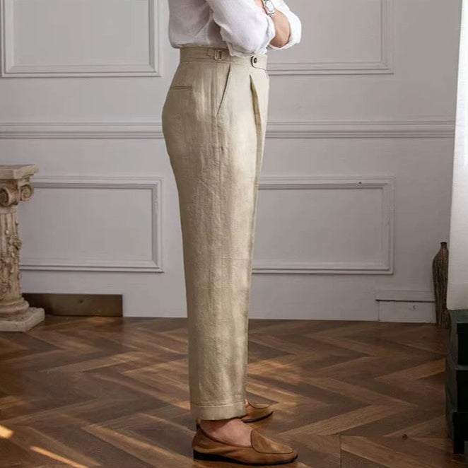 CAPRI LINEN TROUSERS