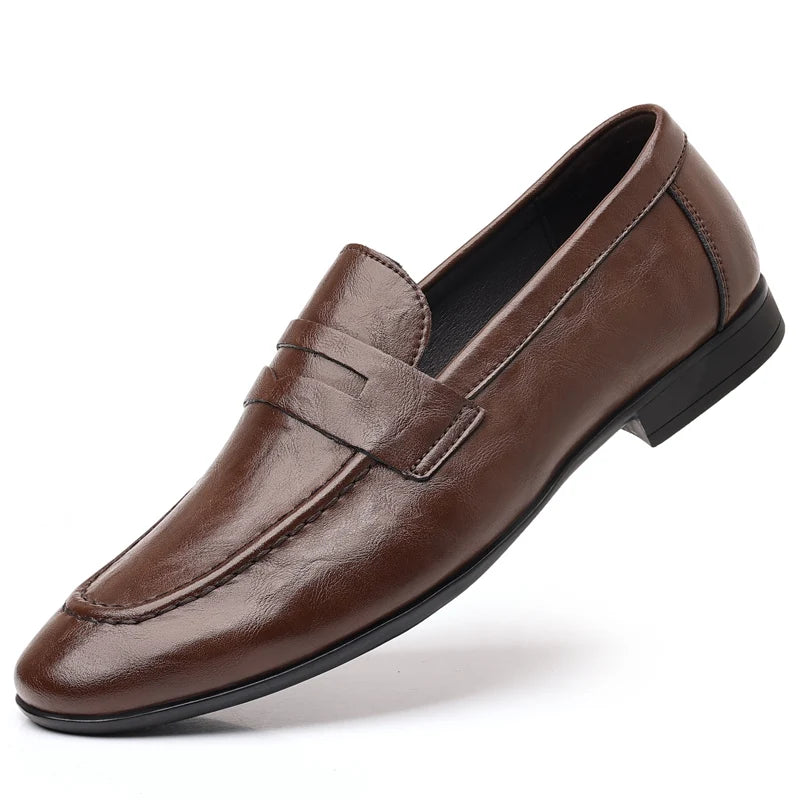 BRESCIA LEATHER LOAFERS