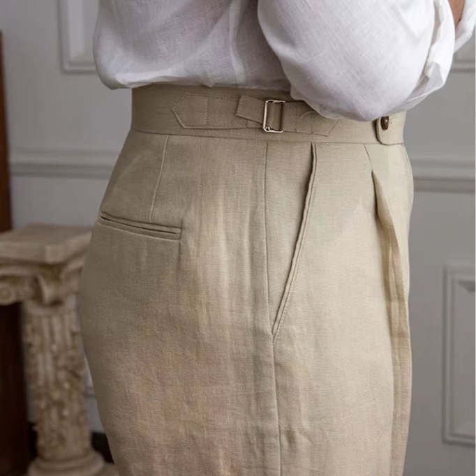 CAPRI LINEN TROUSERS