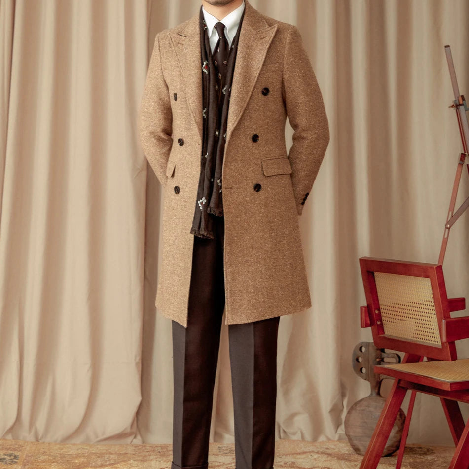 SAVONA SILK-WOOL COAT