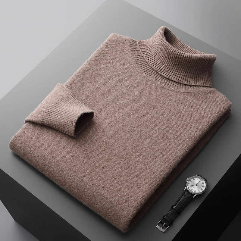 AREZZO CASHMERE TURTLENECK JUMPER