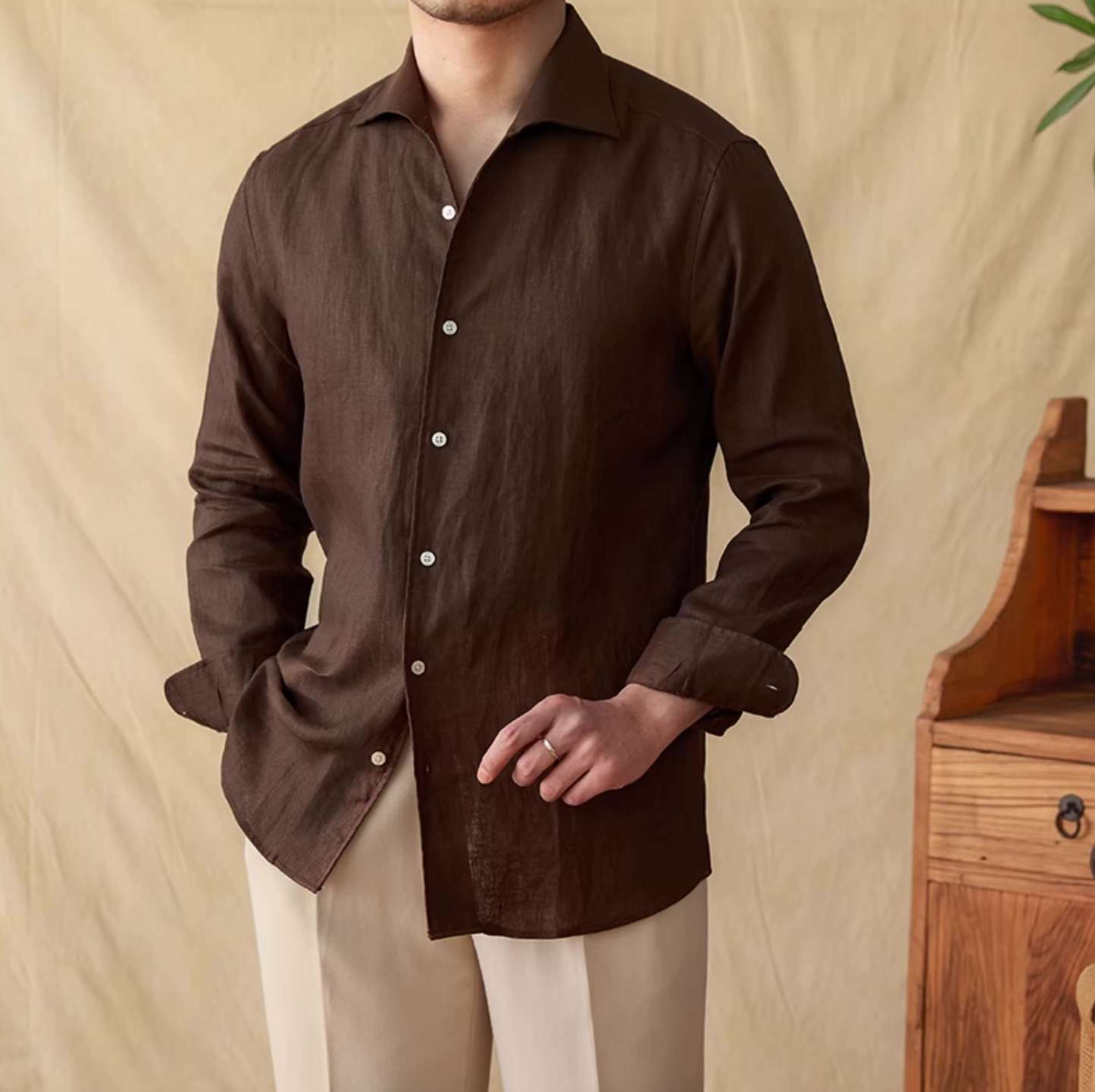 RAVELLO LINEN SHIRT