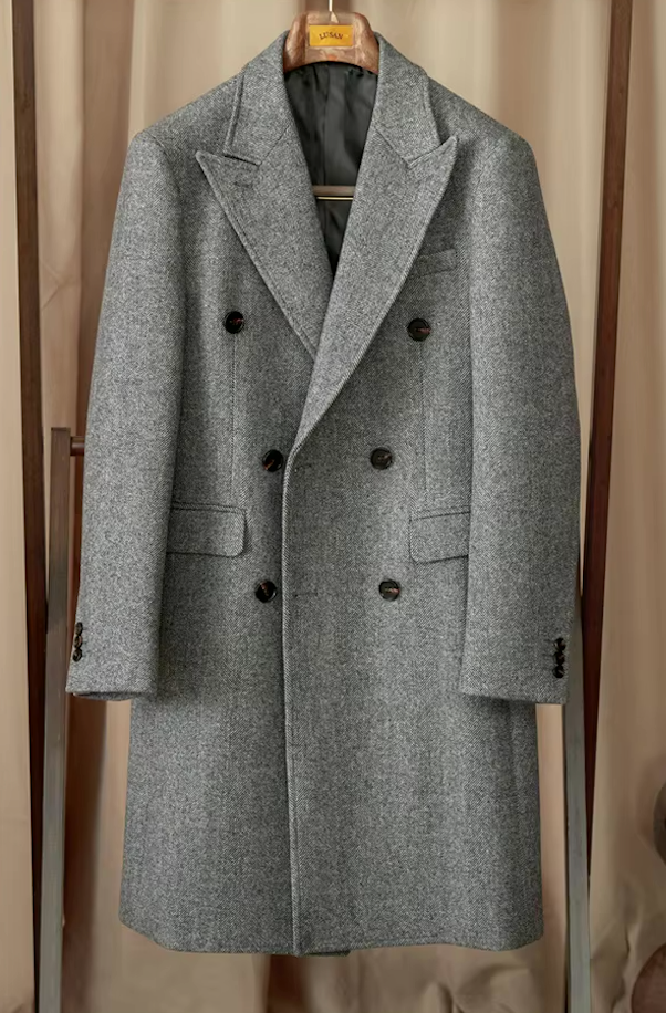 NOVARA HERRINGBONE COAT