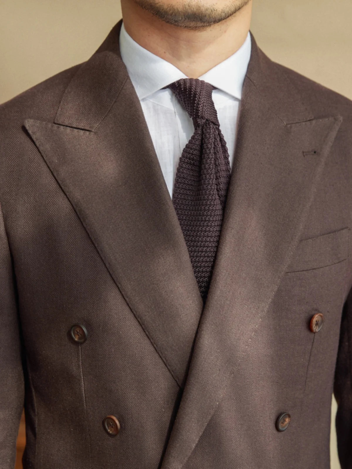 TRENTO LINEN DOUBLE-BREASTED SUIT