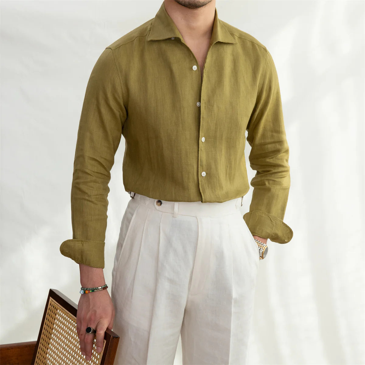 RAVELLO LINEN SHIRT